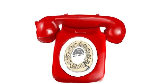 Drawing of Phone by Emit