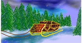 Drawing of Sleigh by Eri