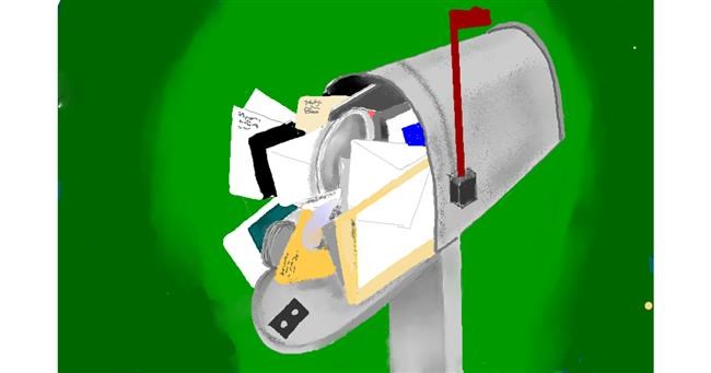 Drawing of Mailbox by GJP