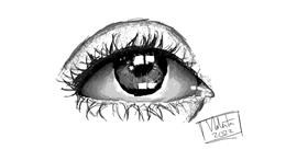 Drawing of Eyes by valy