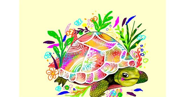 Drawing of Tortoise by RadiouChka🍉