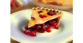 Drawing of Pie by Moon