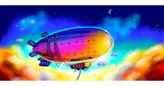 Zeppelin-Zeichnung von Yukhei