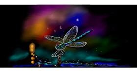 Drawing of Dragonfly by Chaching
