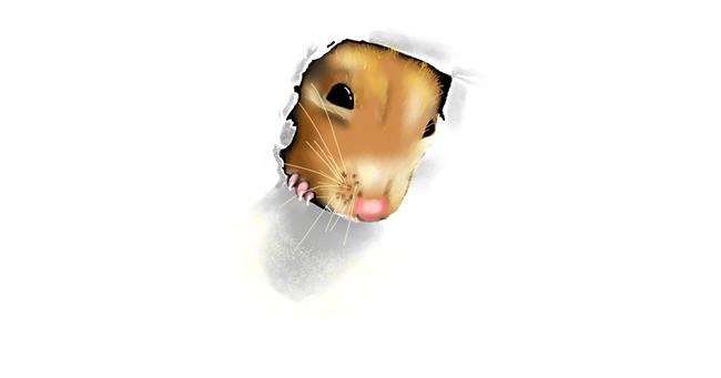 Hamster-Zeichnung von Cec
