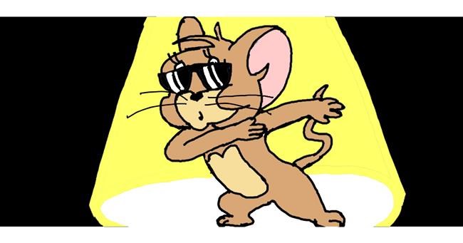 Drawing of Jerry (Tom & Jerry) by Ziluolan