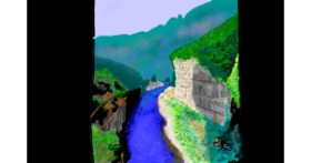 Drawing of River by Coyote