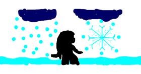 Drawing of Snowflake by KAYLEN