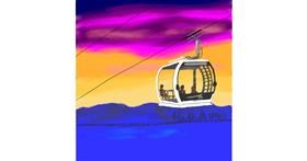 Drawing of Cable car by TedsNan