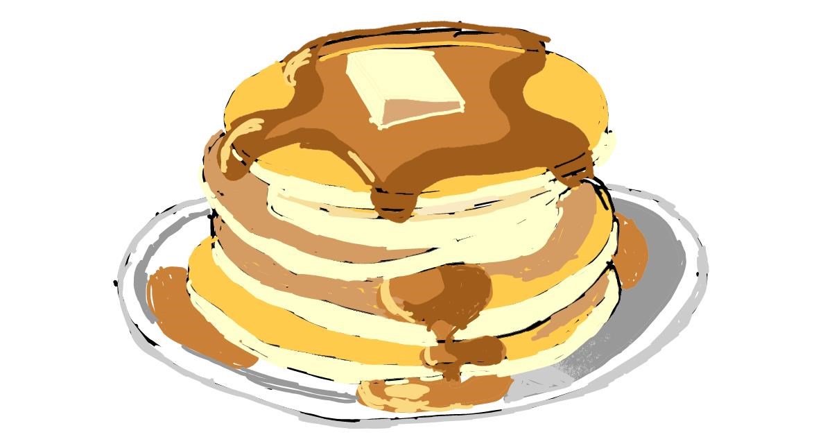 Drawing of Pancakes by ThasMe13
