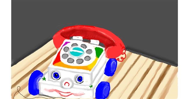 Drawing of Phone by Tim