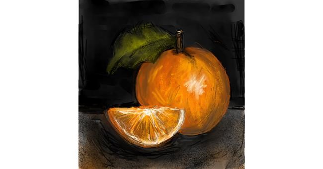 Drawing of Orange by KayXXXlee