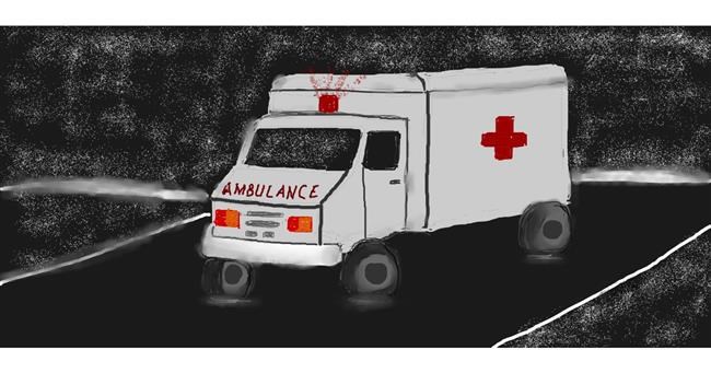 Drawing of Ambulance by robee