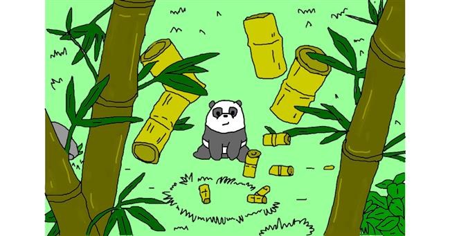 Drawing of Bamboo by Unknown