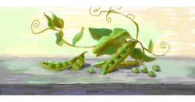 Drawing of Peas by Женя