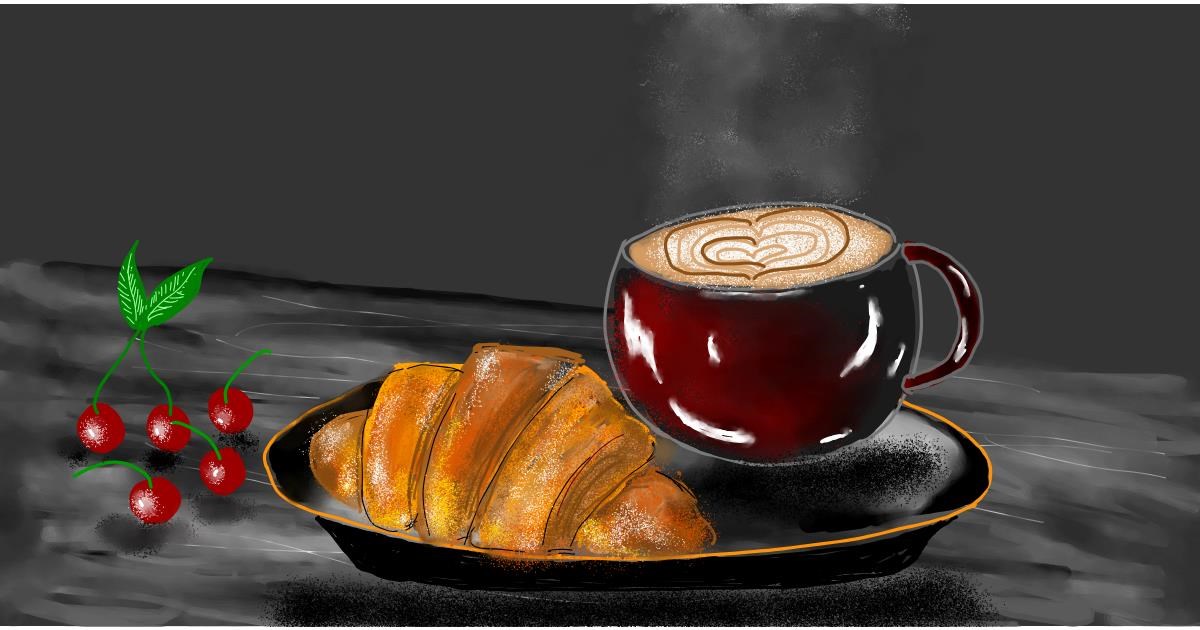 Croissant Drawing Gallery And How To Draw Videos