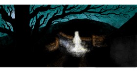 Drawing of Ghost by Jenny