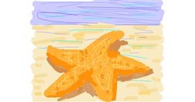 Drawing of Starfish by Firsttry