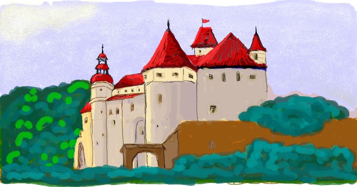 Drawing of Castle by Helena