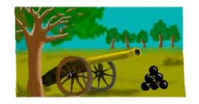 Drawing of Cannon by DebbyLee