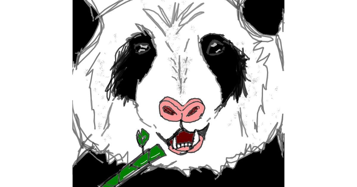 Drawing of Panda by Ardrevebryce