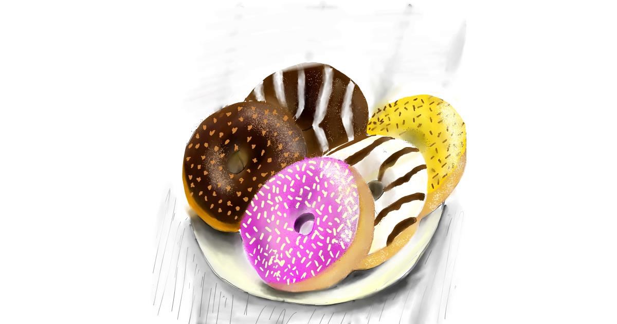 Drawing of Donut by Lou