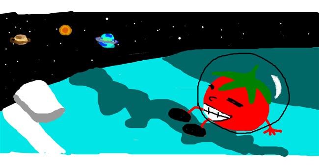 Tomate-Zeichnung von JAmile