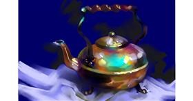 Drawing of Teapot by Moon