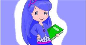 Drawing of Blueberry by InessA