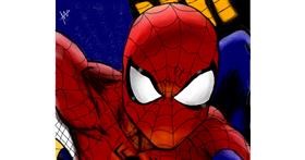 Drawing of Spiderman by Julia