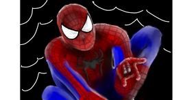 Drawing of Spiderman by Wizard