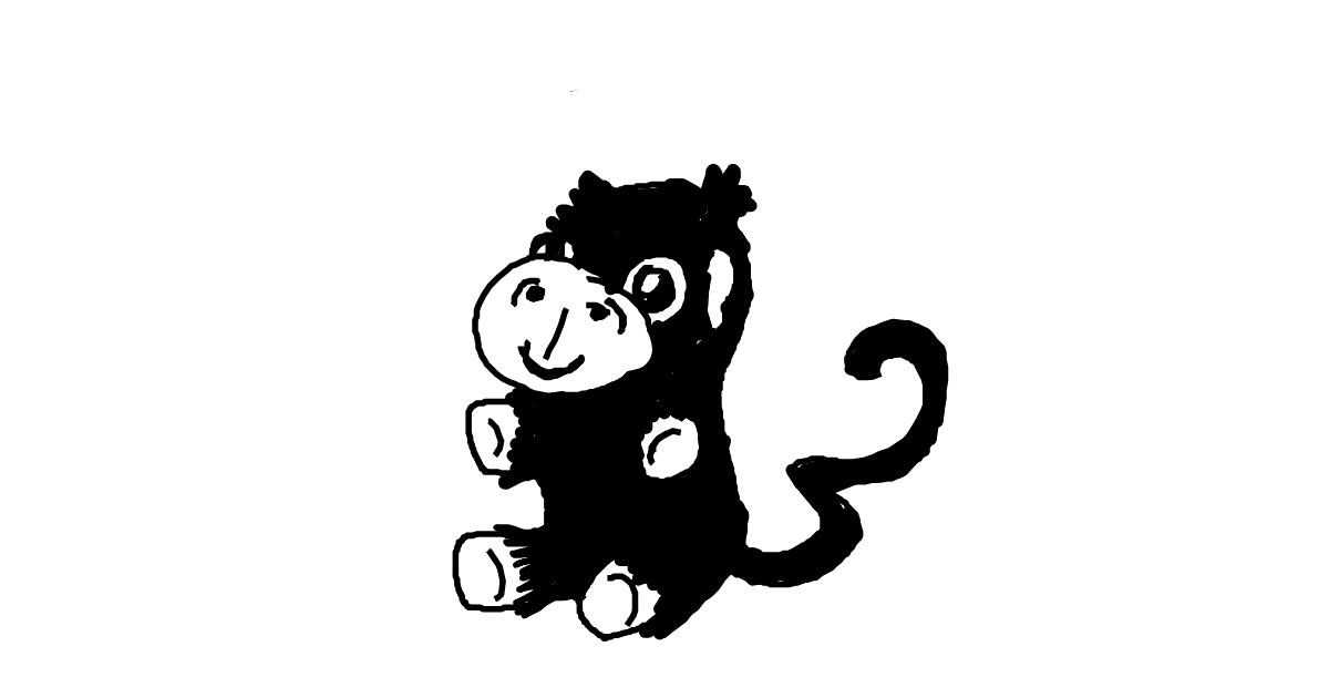Drawing of Monkey by Sergeant
