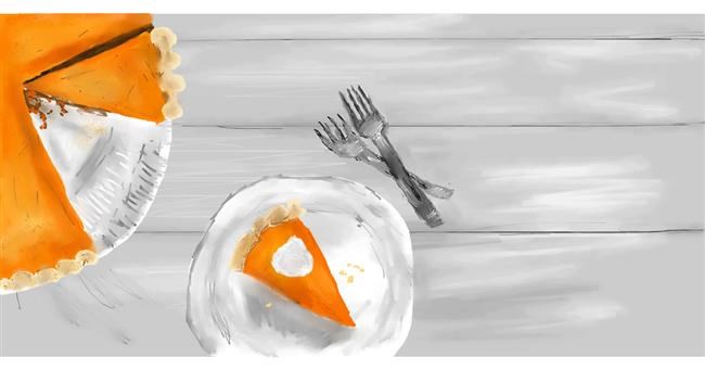 Drawing of Pie by Effulgent Emerald