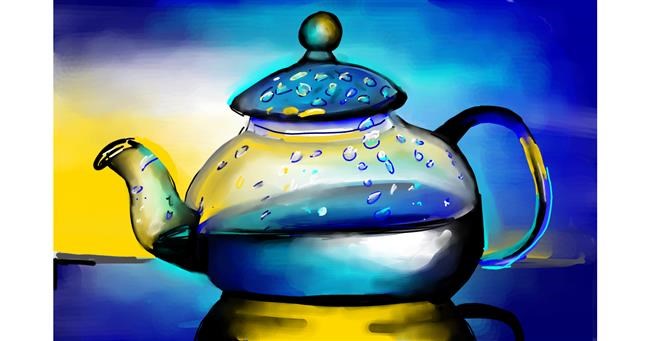 Drawing of Teapot by Rose rocket