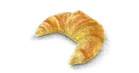Drawing of Croissant by Humo de copal
