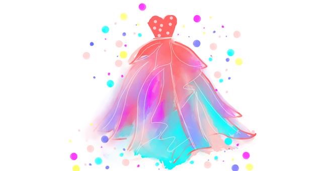Drawing of Dress by Cookie