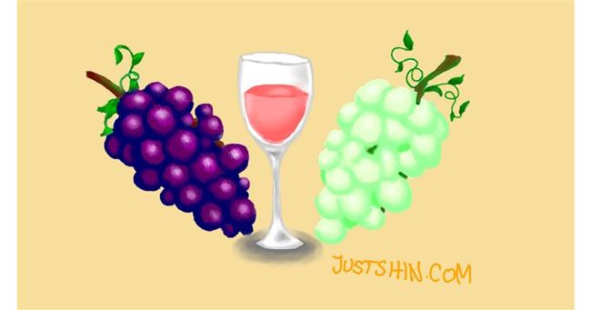 Drawing of Grapes by JustShin