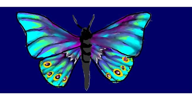 Schmetterling-Zeichnung von Dr Malito