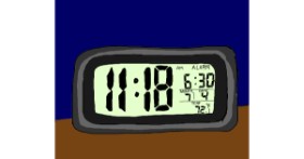 Drawing of Alarm clock by UmbrellaAcademy