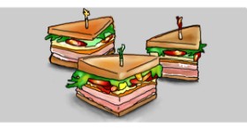 Drawing of Sandwich by Ani
