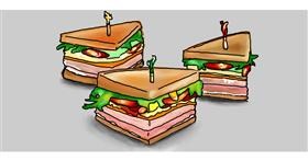 Drawing of Sandwich by Ani