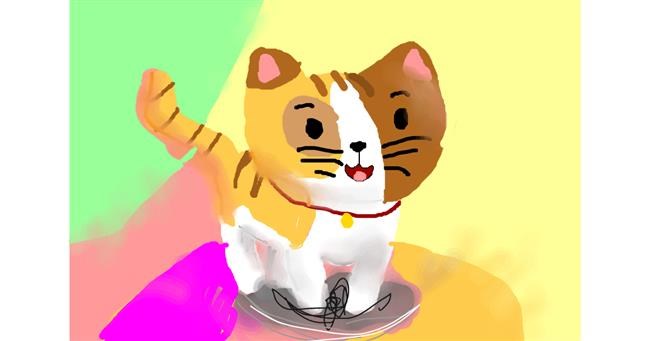 Katze-Zeichnung von 🎼Mia🎶