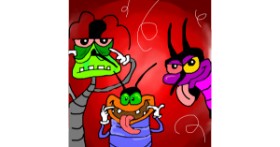 Drawing of Cockroach by Sacha 