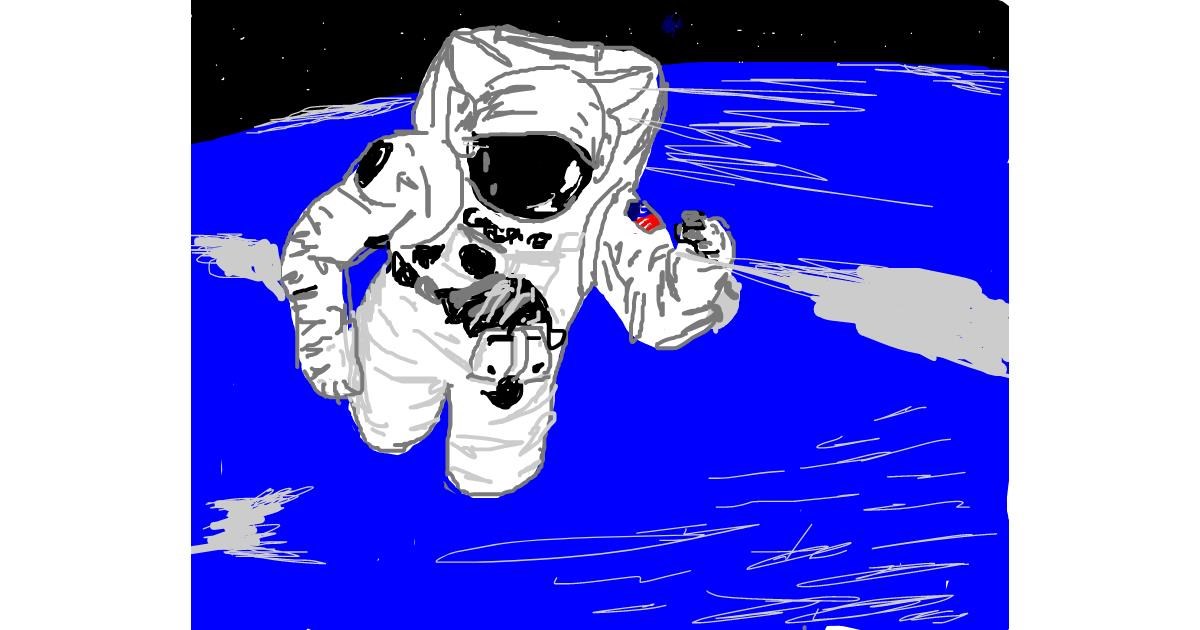 Drawing of Astronaut by me
