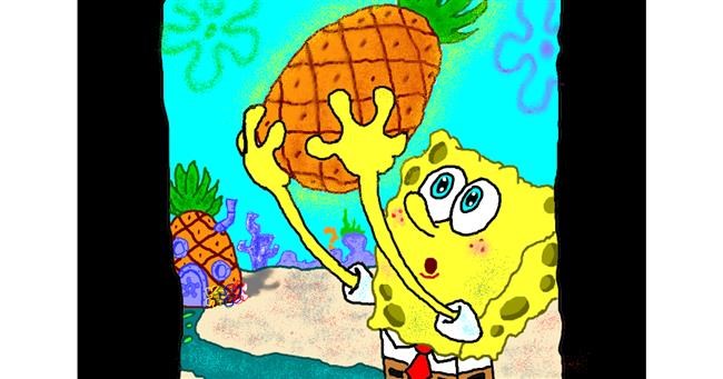 Drawing of Pineapple by InessaC