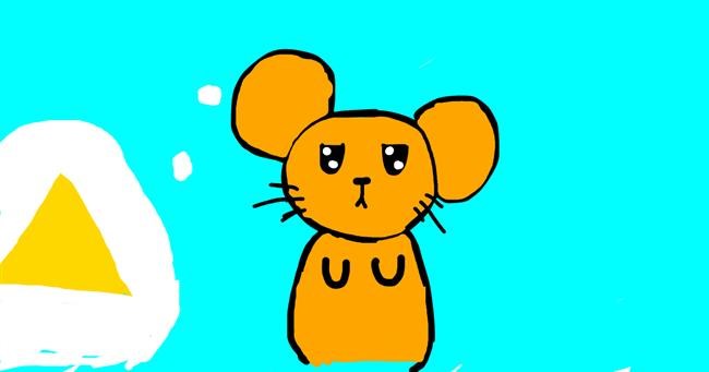 Drawing of Mouse by Frisk