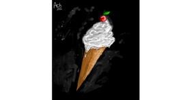 Drawing of Ice cream by Phoenixx