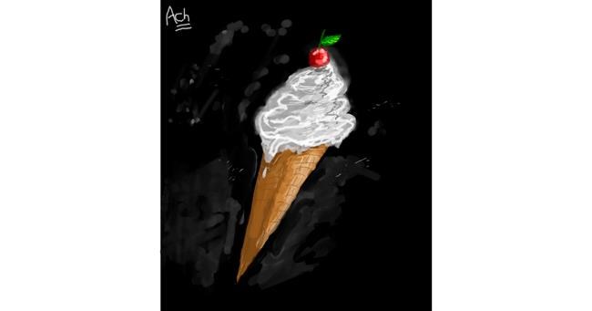 Drawing of Ice cream by Phoenixx