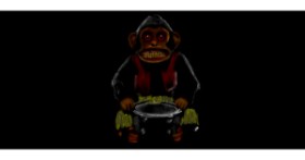 Drawing of Monkey by Annie