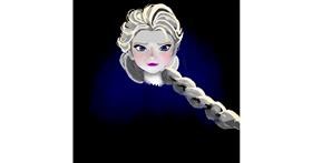 Drawing of Elsa (Disney) by Joze